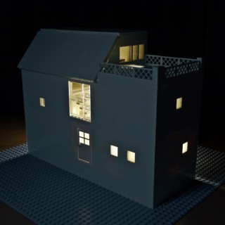 レゴで建築　スキップフロアの家