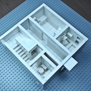 レゴで建築　安藤忠雄「4×4の家」