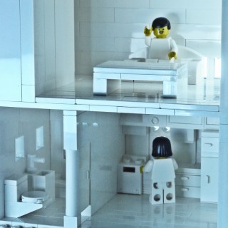 レゴで建築　安藤忠雄「住吉の長屋」