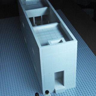 レゴで建築　安藤忠雄「住吉の長屋」